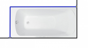 Карниз для ванны Aquanet  ROMA  150x70