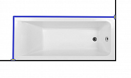 Карниз для ванны Aquanet  BRIGHT  180x70