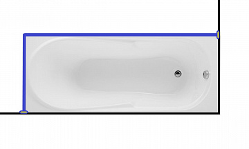 Карниз для ванны Aquanet  HELLAS  170x70