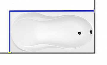 Карниз для ванны Aquanet  GRENADA  180x90