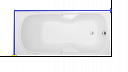 Карниз для ванны Aquanet  POLO  170x80