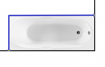 Карниз для ванны Aquanet  DALI  150x70