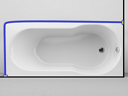 Карниз для ванны AmPm  X-joy  150x70