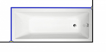 Карниз для ванны Alpen  Noemi  170x70