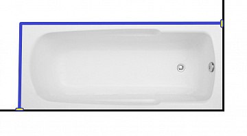 Карниз для ванны Aquanet  EXTRA  160x70