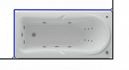 Карниз для ванны Aquatek  Leda  170x80