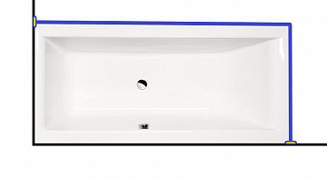 Карниз для ванны Alpen  Cleo  150x75