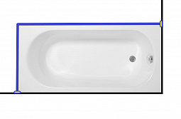 Карниз для ванны Aquanet  GLORIA  150x70