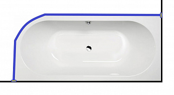 Карниз для ванны Alpen  Viva  185x80